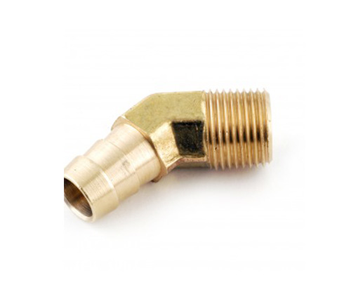1/8 NPT X 1/4 caligarum Barb decet XLV ° Male Clini